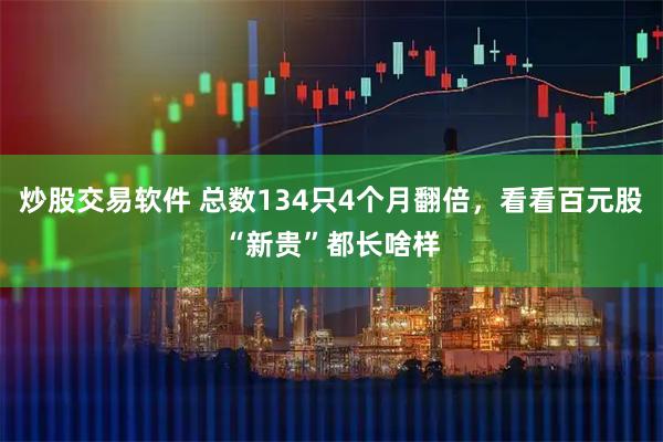 炒股交易软件 总数134只4个月翻倍，看看百元股“新贵”都长啥样